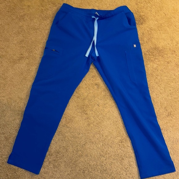 Figs Pants - FIGS Royal Blue Yola Skinny MP